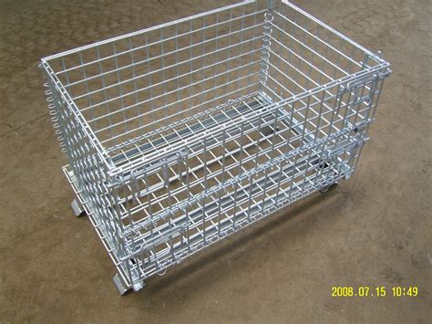 small steel mesh box|metal mesh container.